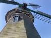 Dach der Windmühle Kost Winning mit Flügeln